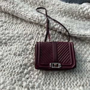 Rebecca Minkoff Chevron Quilted Love Crossbody